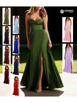 Vestito Donna Maxi Diciottesimo Festa Occasione Speciale Party Dress 110556